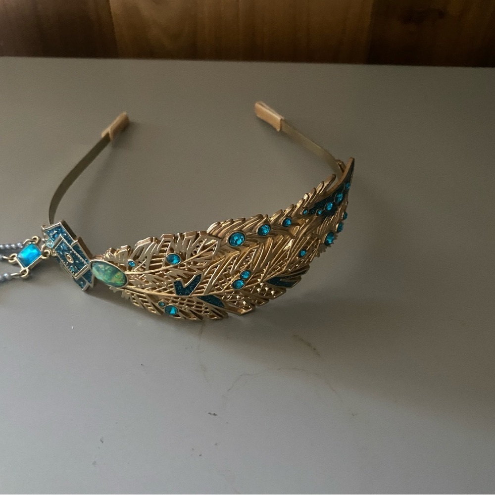 Vintage Pocahontas Disney Metal Tiara Crown Headband